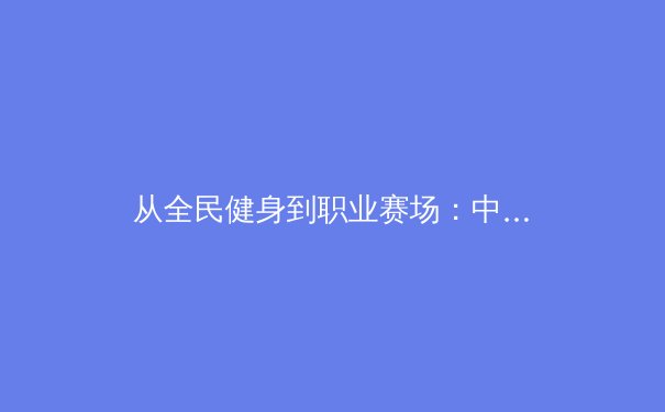 从全民健身到职业赛场：中国体育产业数字化转型的机遇与挑战 - 3